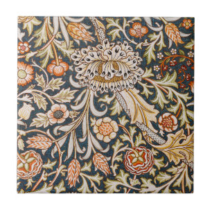 Azulejo De Cerâmica William Morris Trent Garden Flower Pattern Classic
