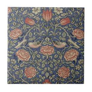 Azulejo De Cerâmica William Morris Tudor Rosa Wallpaper