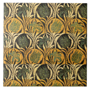 Azulejo De Cerâmica William Morris Tulips & Lily Carpet Rug Classic