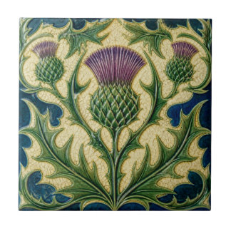 Azulejo De Cerâmica William Morris vintage floral cardo escocês