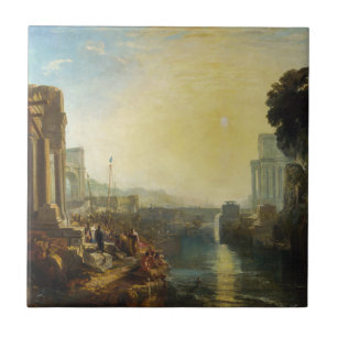 Azulejo De Cerâmica William Turner - Dido construindo Cartago