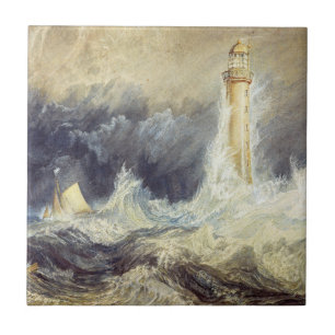 Azulejo De Cerâmica William Turner - Farol de Bell Rock