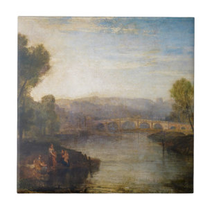 Azulejo De Cerâmica William Turner - Vista da Colina e da Ponte de Ric