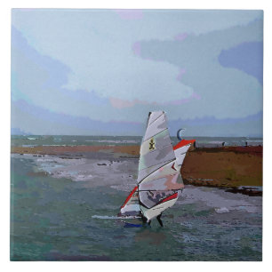 AZULEJO DE CERÂMICA WINDSURFING