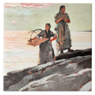 Azulejo De Cerâmica Winslow Homer - Baía do Saco, famosa pintura