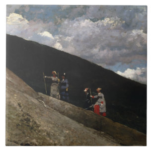Azulejo De Cerâmica Winslow Homer - Nas Montanhas