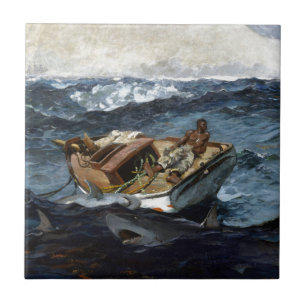 Azulejo De Cerâmica Winslow Homer o Gulf Stream