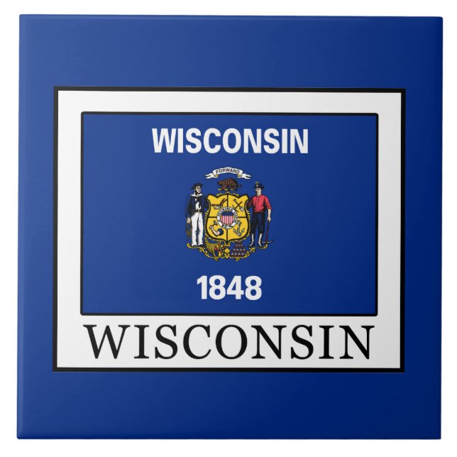 Azulejo De Cerâmica Wisconsin (Frente)