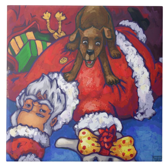 Azulejo De Cerâmica Wish Natal (Frente)