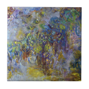 Azulejo De Cerâmica Wisteria (metade direita) por Claude Monet