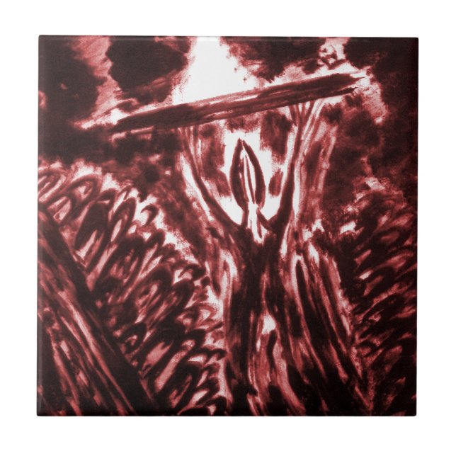 Azulejo De Cerâmica Wning Off Mau (Frente)