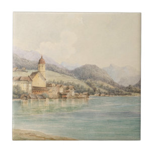 Azulejo De Cerâmica Wolfgang no lago Wolfgang Carl Lafite