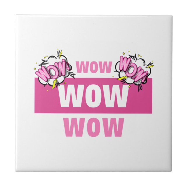 Azulejo De Cerâmica wow free day Classic (Frente)