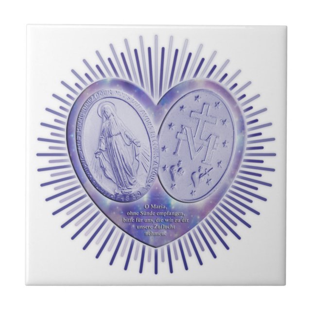 Azulejo De Cerâmica Wunderbare Medaille (Frente)