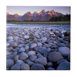 Azulejo De Cerâmica Wyoming, Parque Nacional Teton, Rio Snake