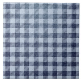 Azulejo De Cerâmica Xadrez azul