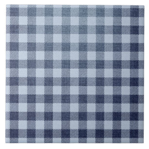 Azulejo De Cerâmica Xadrez azul