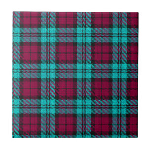 Azulejo De Cerâmica Xadrez Red Campbell Tartan Blackwatch