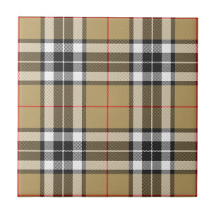 Azulejo De Cerâmica Xadrez Thomson Camel Caçando Tartan