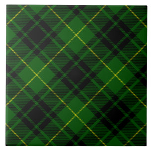Azulejo De Cerâmica Xadrez verde MacArthur tartan