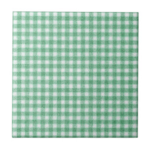 Azulejo De Cerâmica Xadrez Verde Menta Infantil