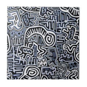 Azulejo De Cerâmica Xamã Ritual Mola Peyote