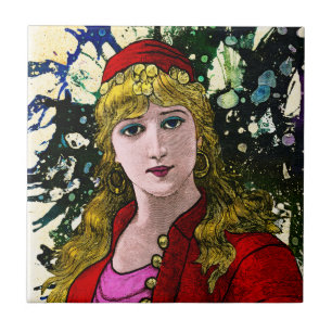 Azulejo De Cerâmica Xanthyra por Michael Moffa