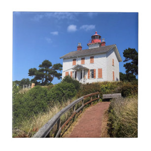Azulejo De Cerâmica Yaquina Bay Lighthouse, Newport, Oregon