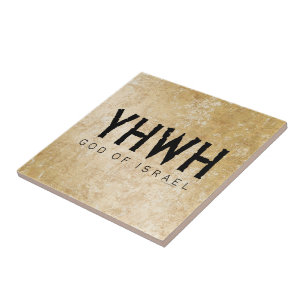 Azulejo De Cerâmica YHWH (Jeová)