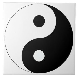 Azulejo De Cerâmica Yin calmo Yang