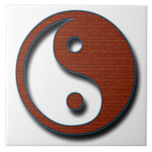 Azulejo De Cerâmica Yin Yang por Shirley Taylor