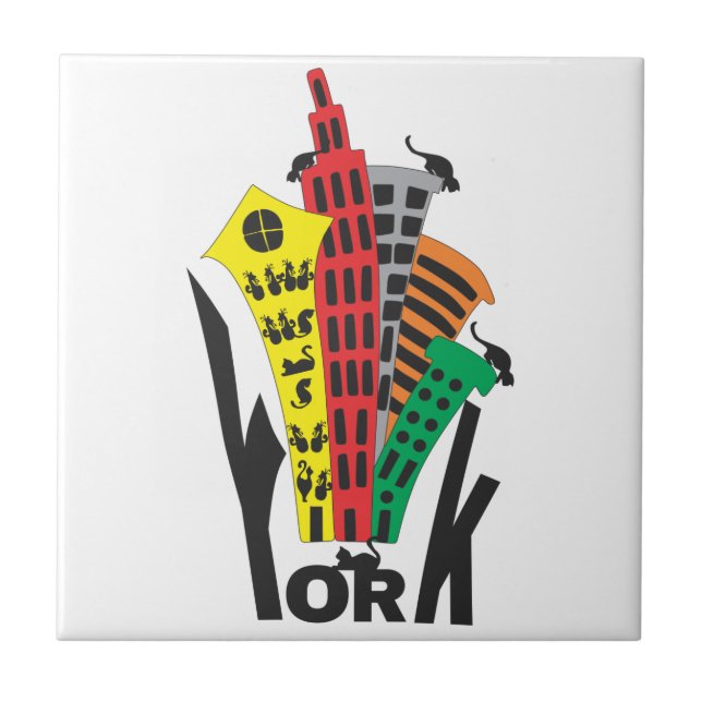 Azulejo De Cerâmica York um (Frente)