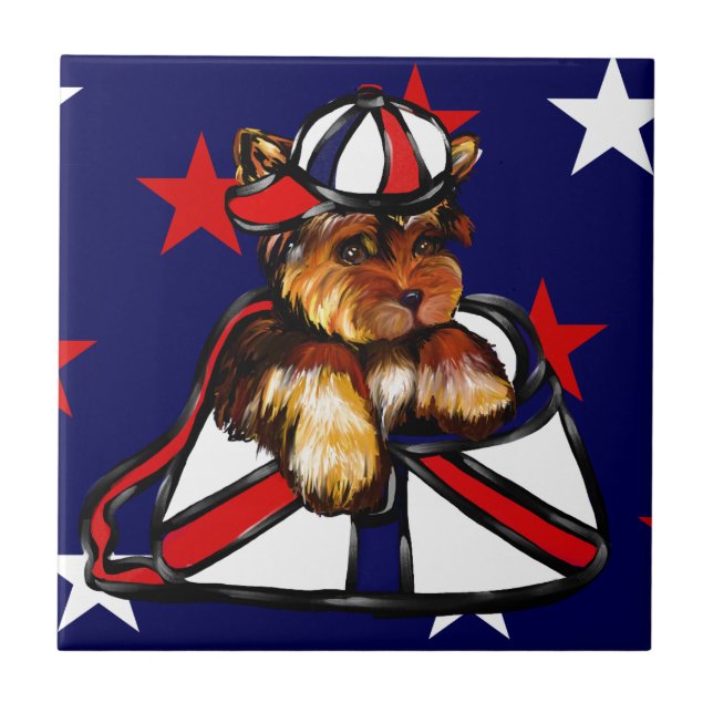 AZULEJO DE CERÂMICA  YORKIE POO (Frente)