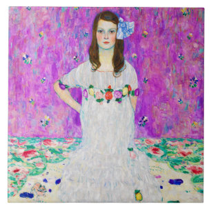 Azulejo De Cerâmica Young Girl, Gustav Klimt