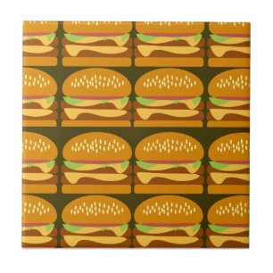 Azulejo De Cerâmica Yum Yum cheeseburgers
