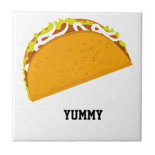 Azulejo De Cerâmica Yummy Taco