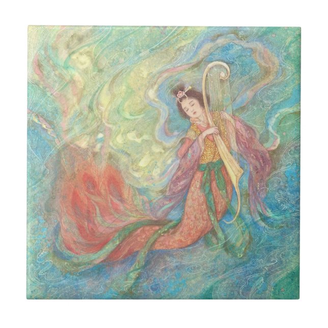 Azulejo De Cerâmica Yura-yura: Celestial Maiden (Frente)