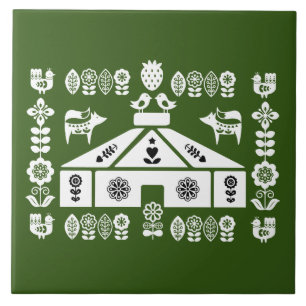 Azulejo De Cerâmica Yurt Living In Nature