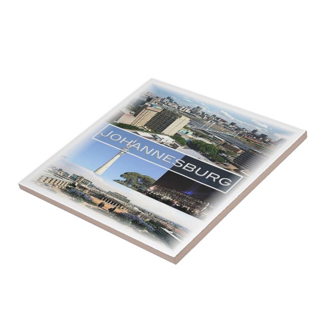 Azulejo De Cerâmica ZA029 JOHANNESBURG, Mosaico, África do Sul, (Lateral)