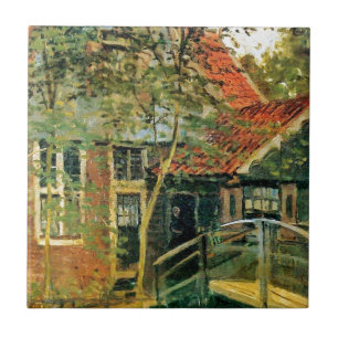Azulejo De Cerâmica Zaandam, pouca ponte por Claude Monet