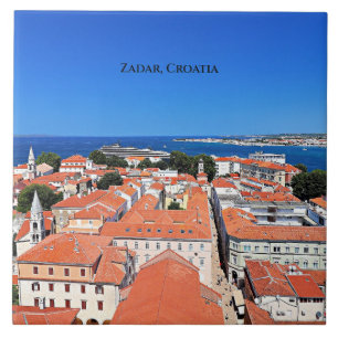 Azulejo De Cerâmica Zadar, paisagem da Croácia