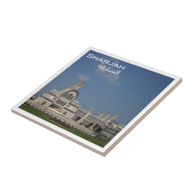 Azulejo De Cerâmica zAE014 SHARJAH, SOUQ AL MARKZI, EAU, Ásia, (Lateral)