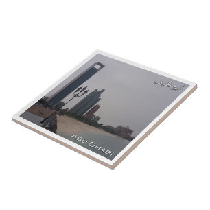 Azulejo De Cerâmica zAE059 ABU DHABI Beach, Oriente Médio, Ásia;