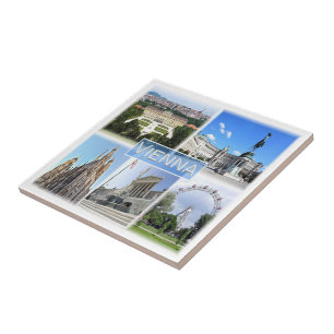 Azulejo De Cerâmica zAT005 VIENNA, Áustria, Europa,