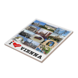 Azulejo De Cerâmica zAT006 VIENA Eu Amo,