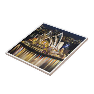 Azulejo De Cerâmica zAU003 SYDNEY, OPERA HOUSE, Austrália