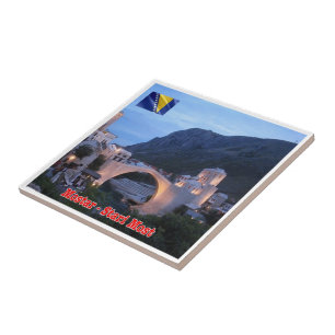 Azulejo De Cerâmica zBA009 MOSTAR STARI MOST Bósnia e Herzegovina