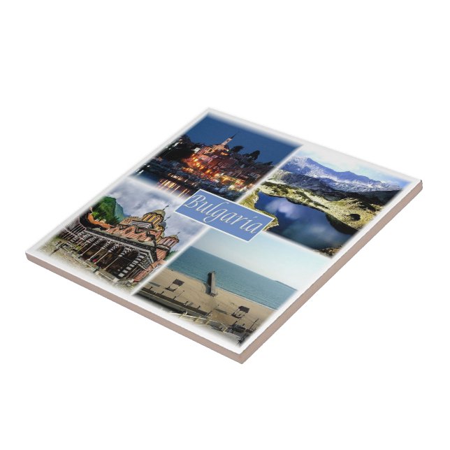 Azulejo De Cerâmica zBG004 BULGÁRIA, (Lateral)