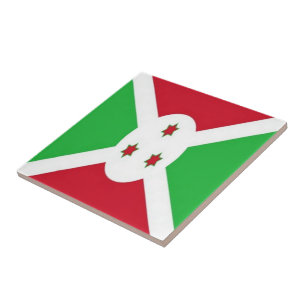 Azulejo De Cerâmica zBI001 BURUNDI FLAG, África,