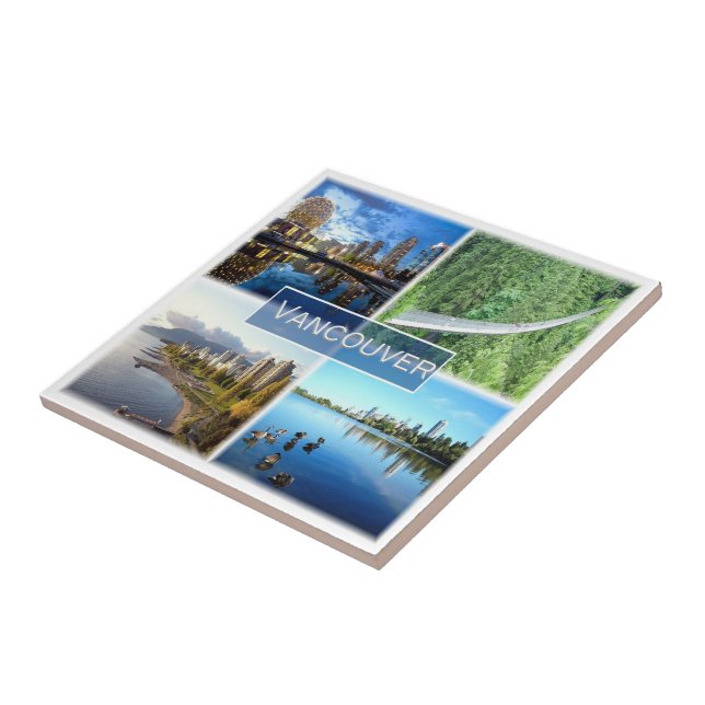 Azulejo De Cerâmica zCA008 VANCOUVER mosaico, Canadá, América, (Lateral)